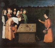Hieronymus Bosch Taskspelaren Spain oil painting artist
